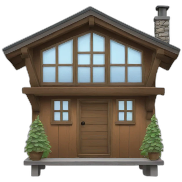 chalet emoji