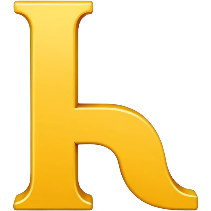 The letter l with a yellow background  emoji