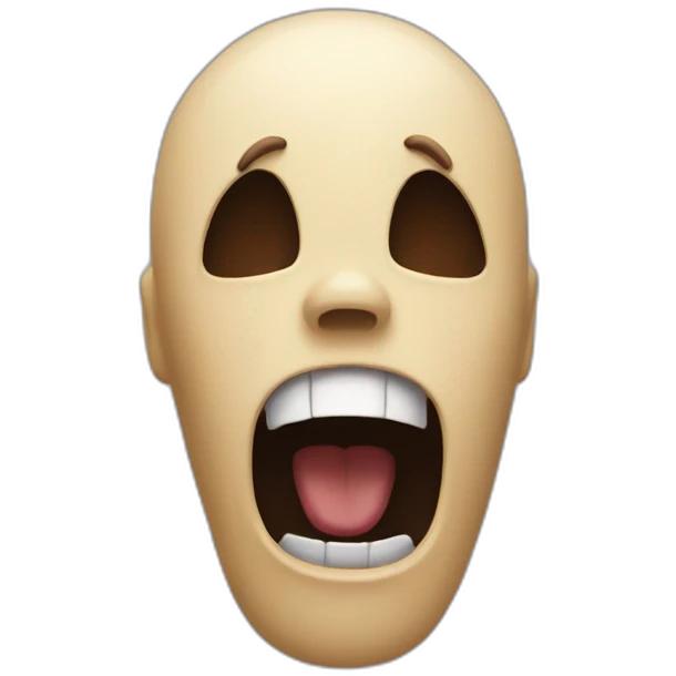 Scream emoji