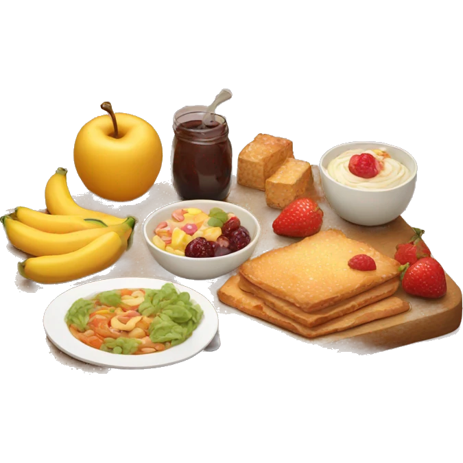 delicious food still life emoji