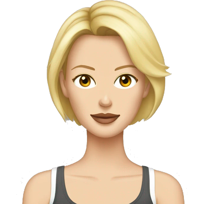 charlize theron wearing tank top emoji