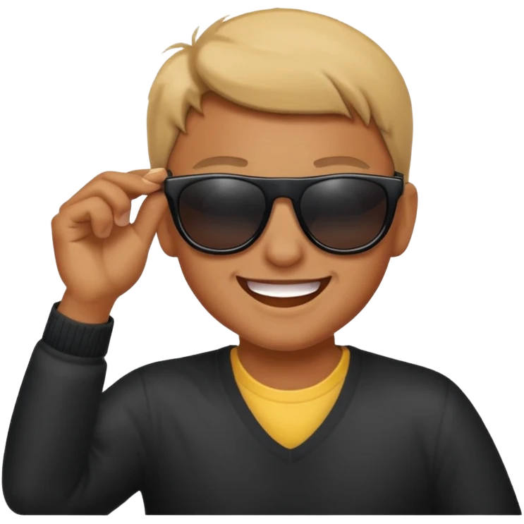 😎 make emoji like this but pull the gogolles emoji