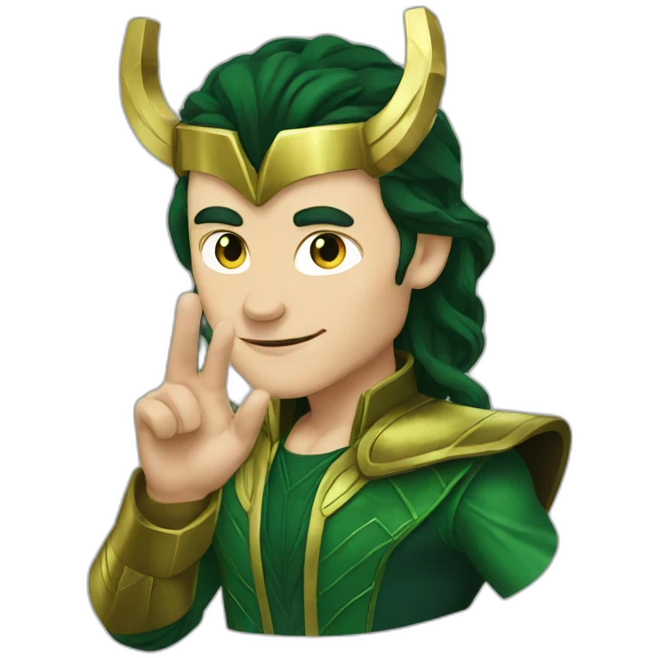 loki saluting emoji