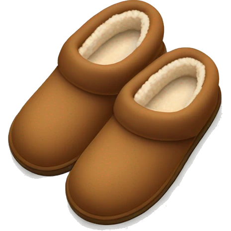 Cute Ugg tazman chestnut slippers. emoji