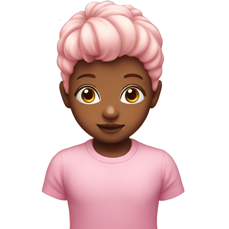 Baby pink hear emoji