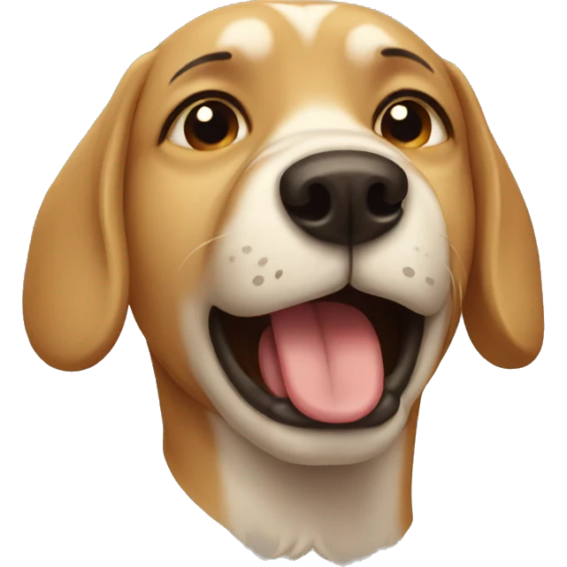 Dog crying emoji