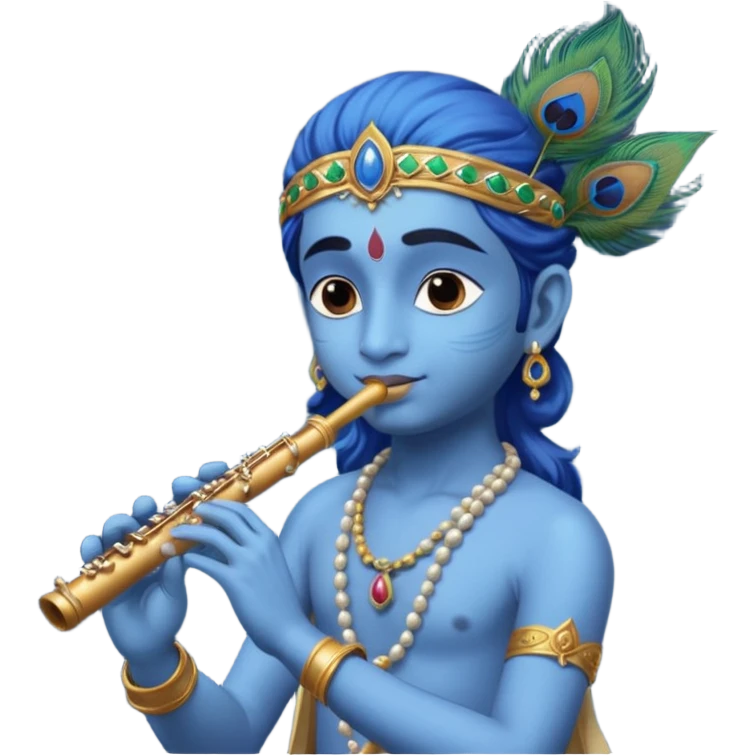 Lord little Krishna emoji