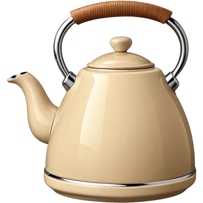 beige teapot smeg emoji