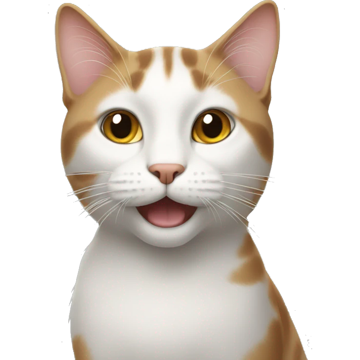 a cat with long whiskers  emoji