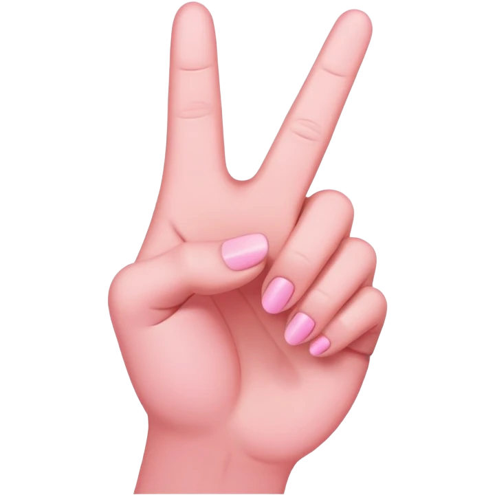 pink middle finger emoji