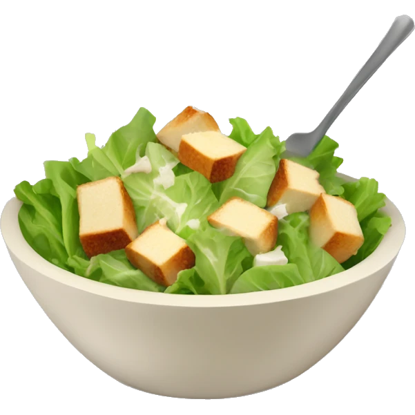 caesar salad in a bowl emoji