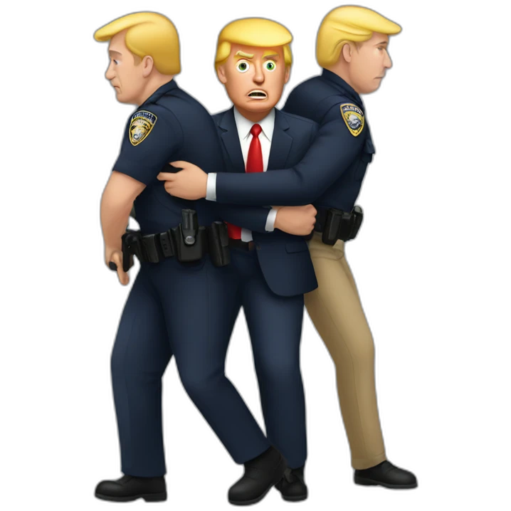 trump-getting-arrested emoji