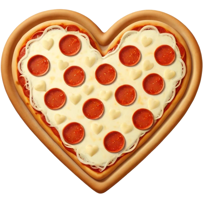 Pizza heart emoji