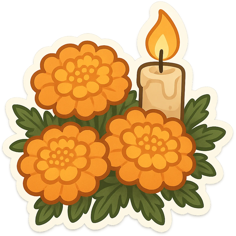 一堆万寿剧和蜡烛 emoji