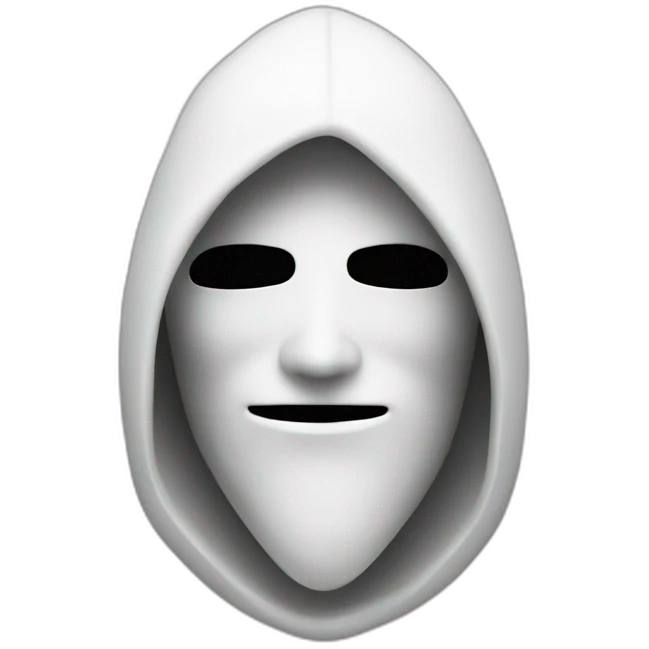 white hacker logo emoji