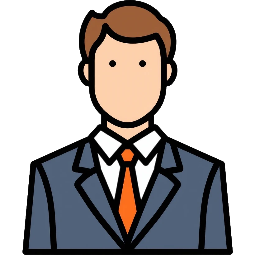 professional businessman with tie and suit emoji