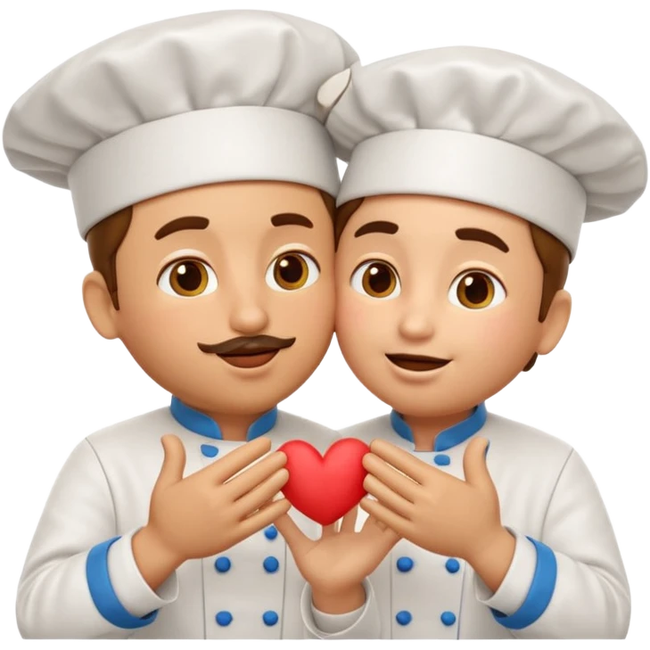 Chef Kiss El Hareketi, 3D rendered emoji, with professional lighting, no face on objects, white background emoji