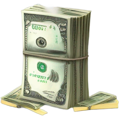 Money smoking emoji