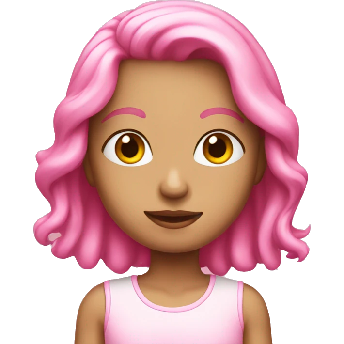 Pink emoji