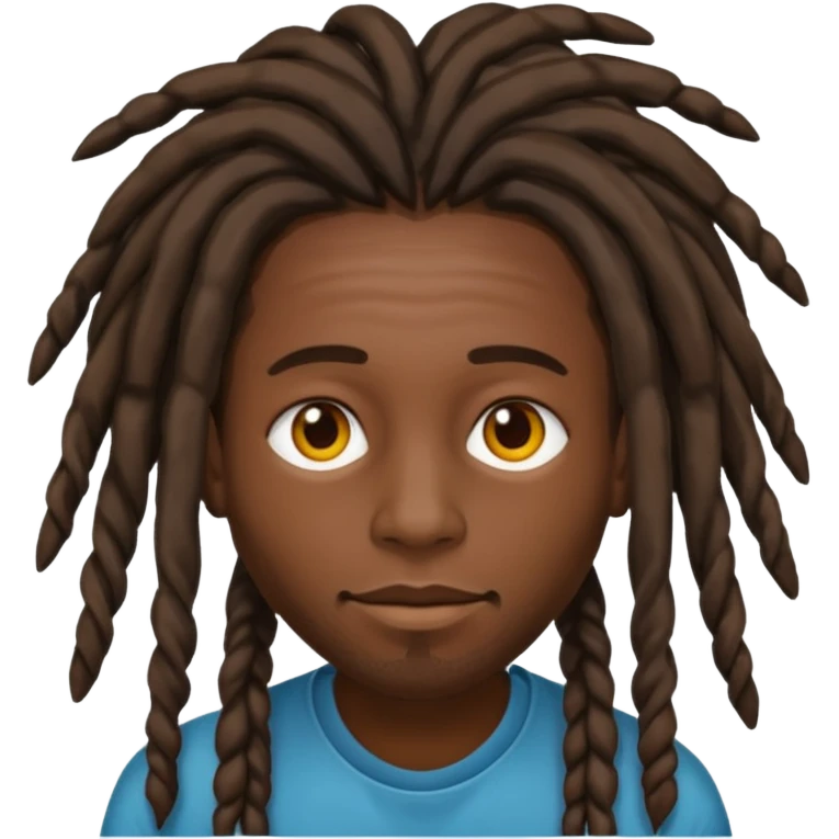 Dreads head emoji