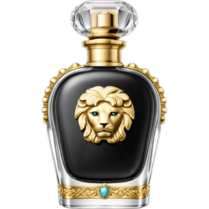studded Versace belt and oil-based Dolce & Gabbana perfume emoji