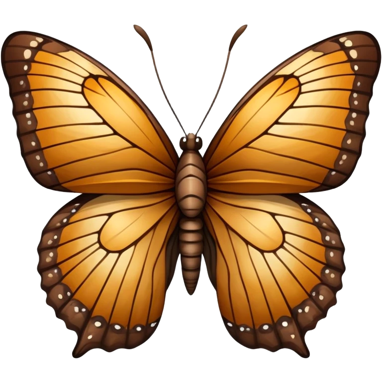 crackled dead non symmetrical butterfly emoji