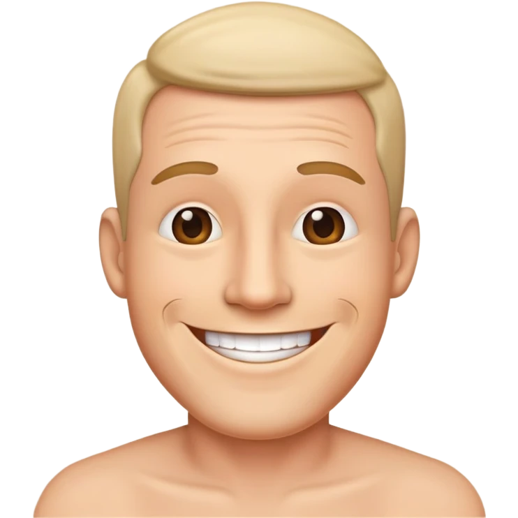 Smile and penis emoji