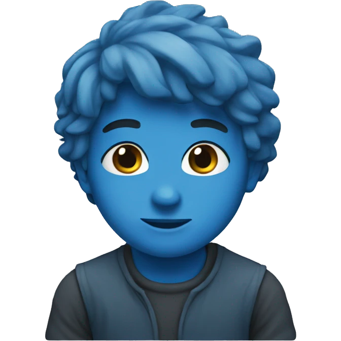 blue emoji