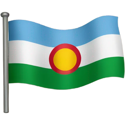 Emoji of Kurdistan flag emoji