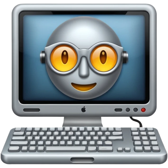 Computer evolution emoji