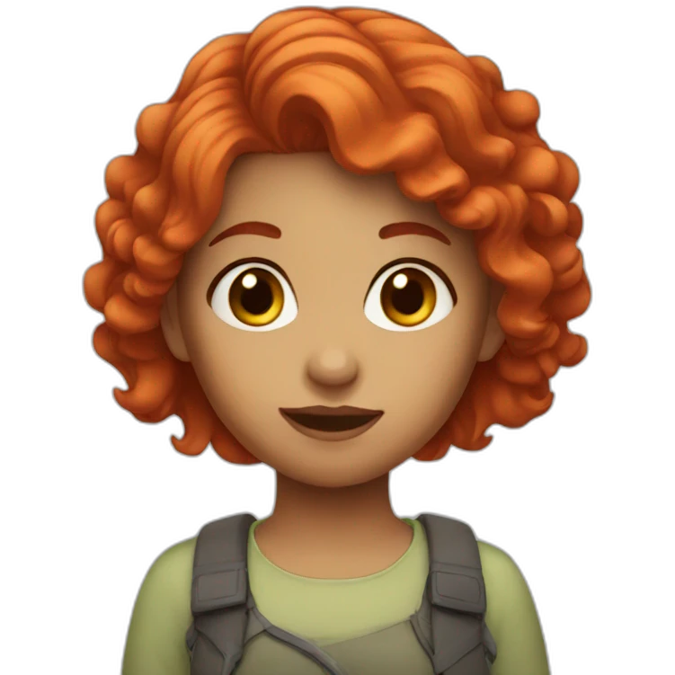 girl with red hair emoji