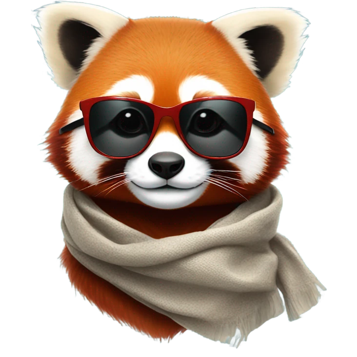 Red Panda with Style  emoji