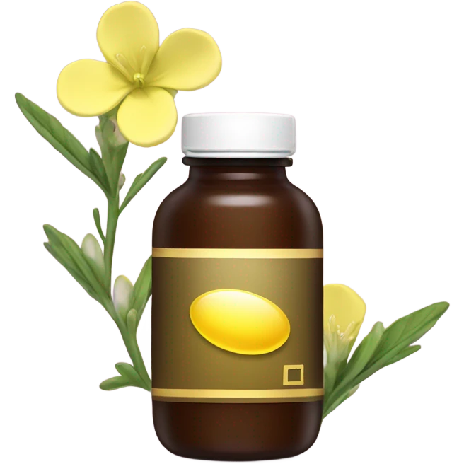 Evening Primrose Oil supplement emoji