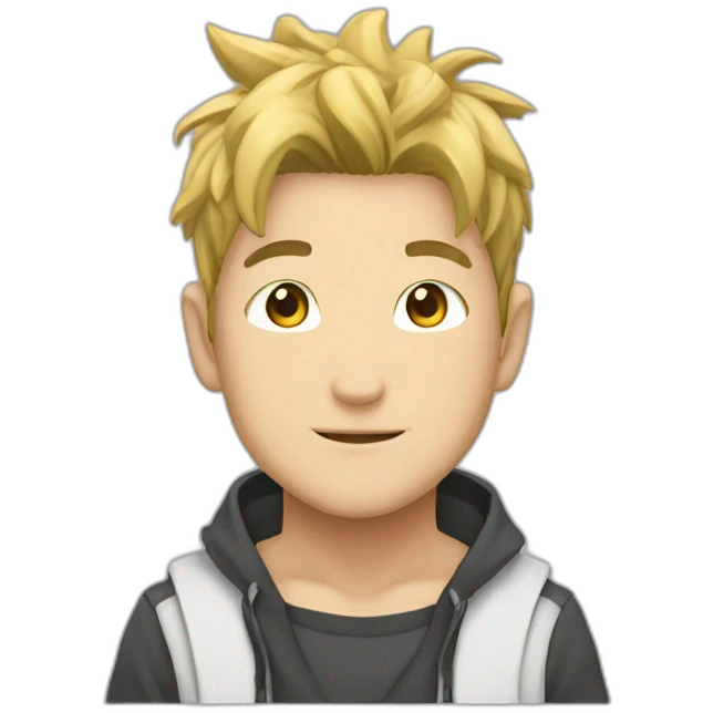 Gojo saturo anime character  emoji