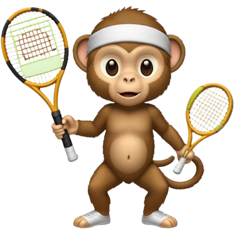 Monkey Tennis emoji