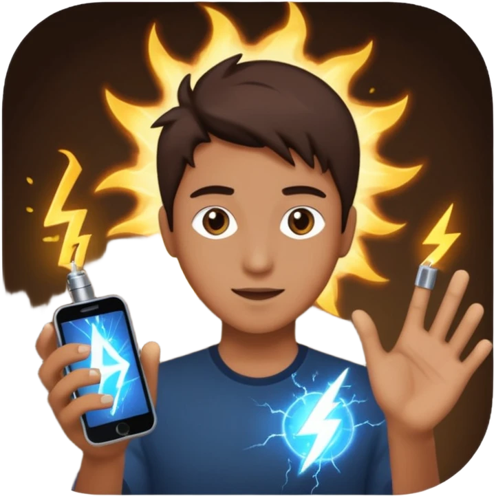 tecnologia y electricidad magia emoji