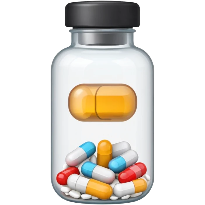 A bottle of pills  emoji