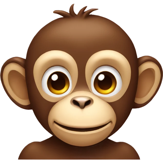 Monkey in love emoji