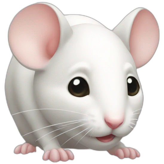 side white mouse emoji