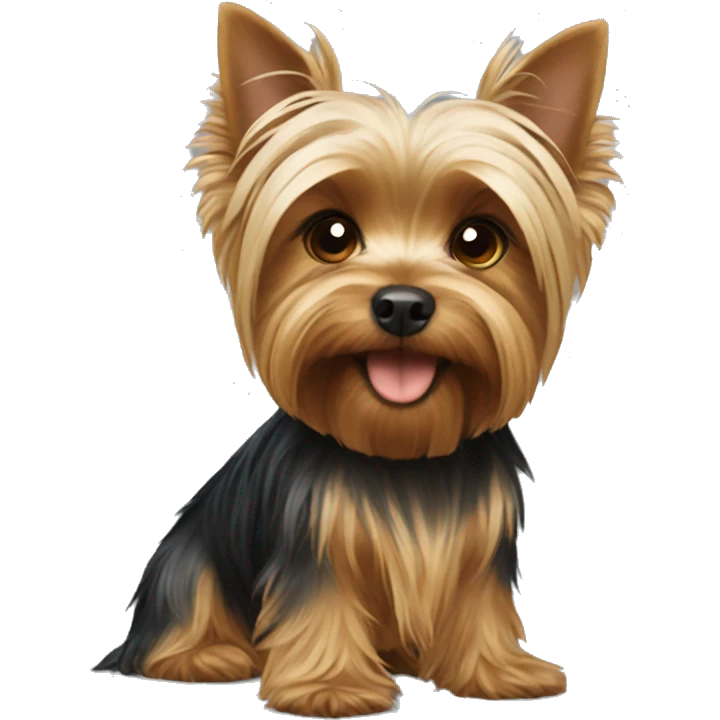 Yorkshire Terrier with short hair emoji