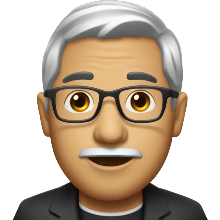 Pastor aleman y un ventilador emoji