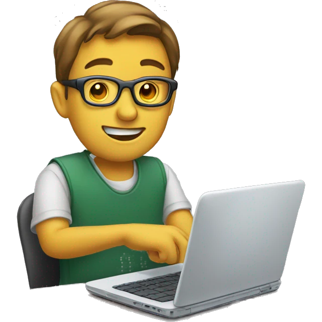 typing on a laptop emoji