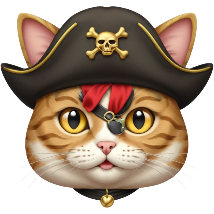 pirate cat emoji