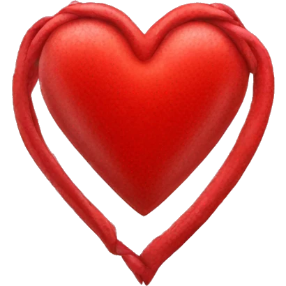 Coeur rouge plus le signe infini emoji