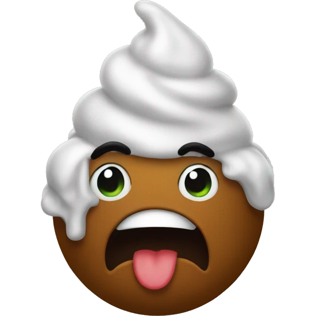 Silly poop emoji