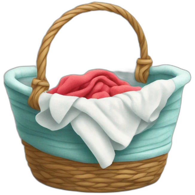 Corbeille de linge sale emoji