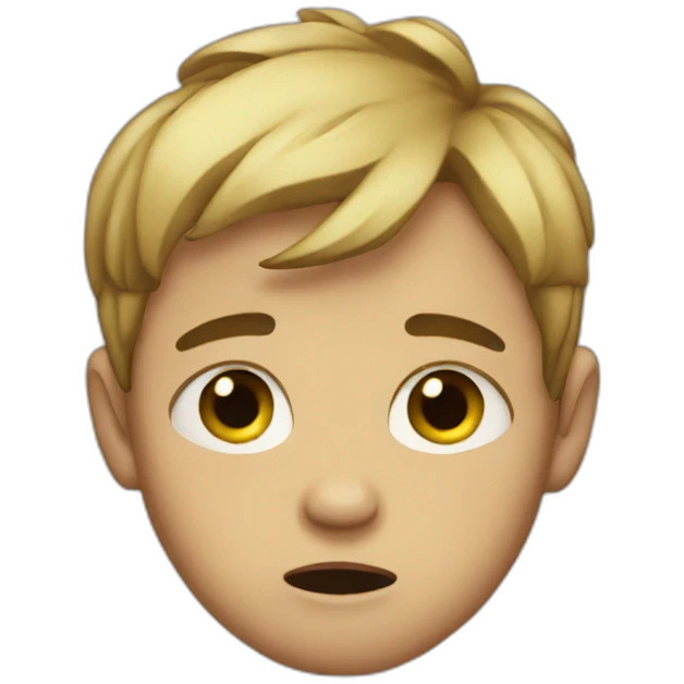 crying boy emoji