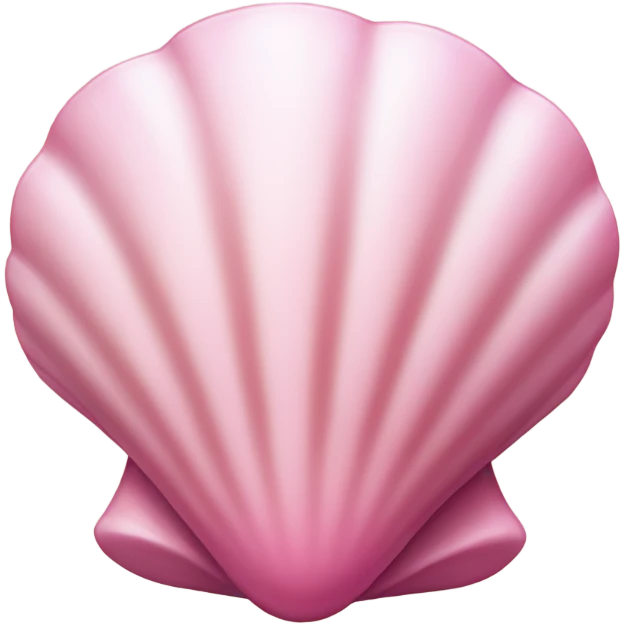 Pink shell emoji