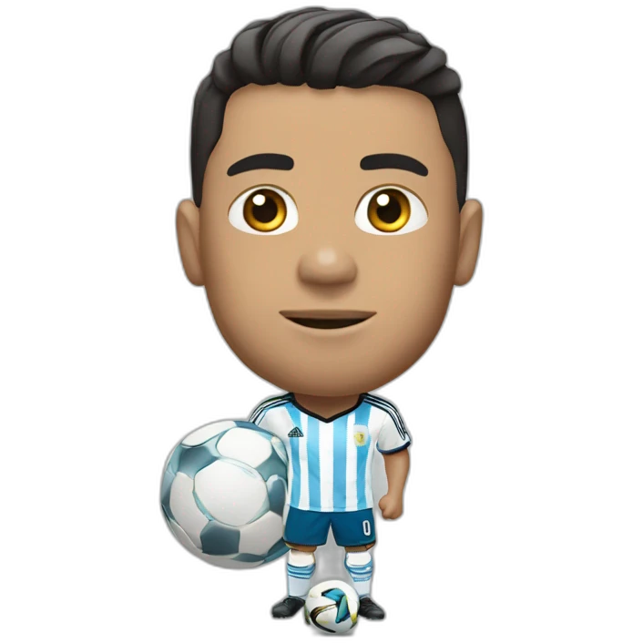 ronaldo wearing argentina shirt emoji