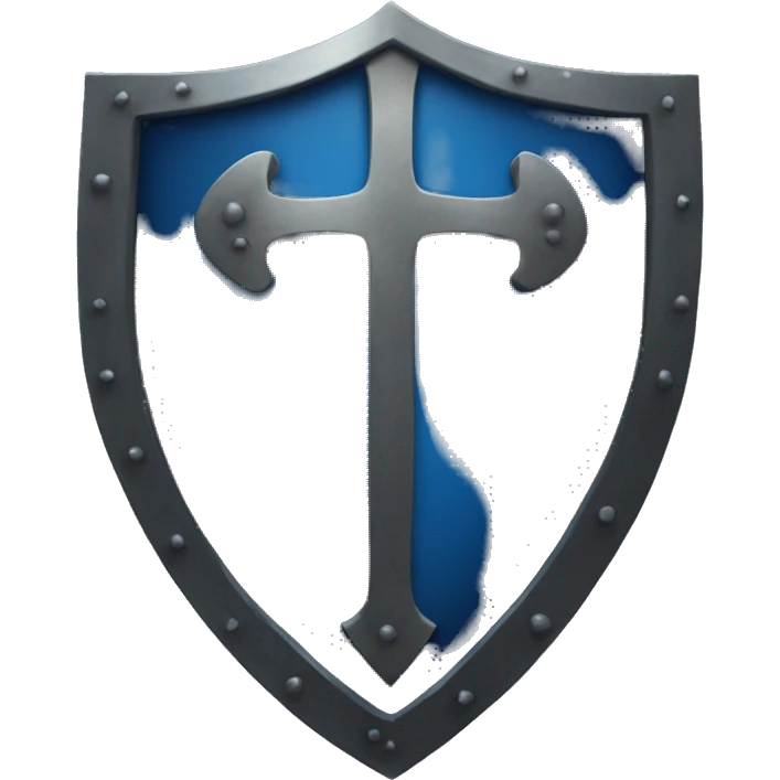 blue dark sheild emoji
